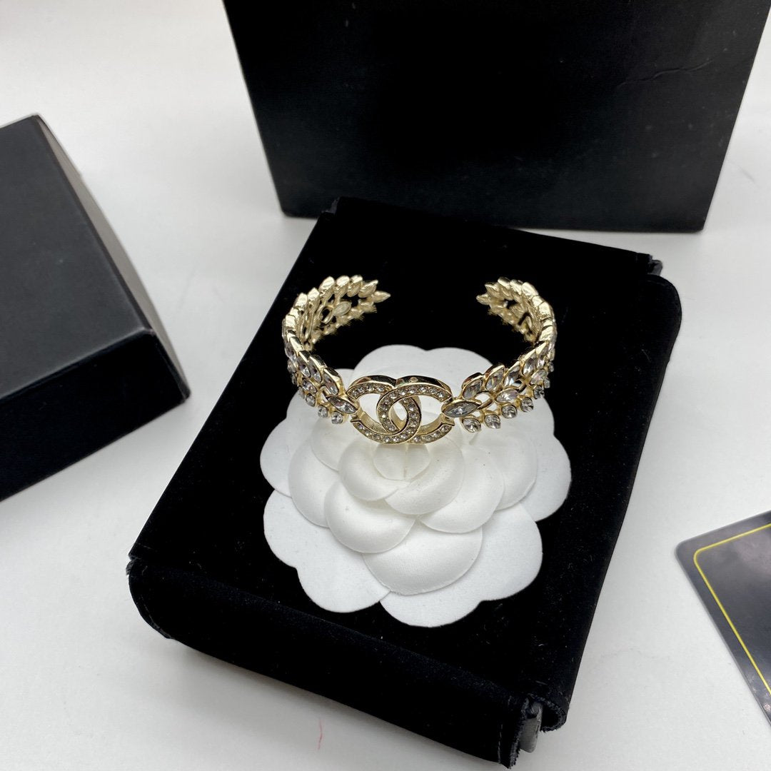 Chanel Gold Full Diamond Bracelet