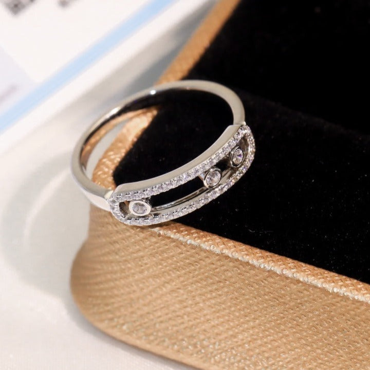 Messika Baby Move Paved Silver Cubic Zirconia Ring