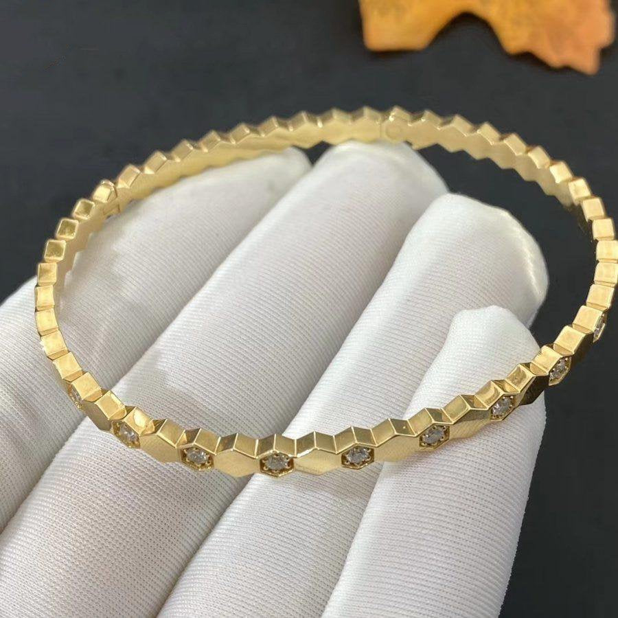 Chaumet Bee Love Gold Cubic Zirconia Bracelet
