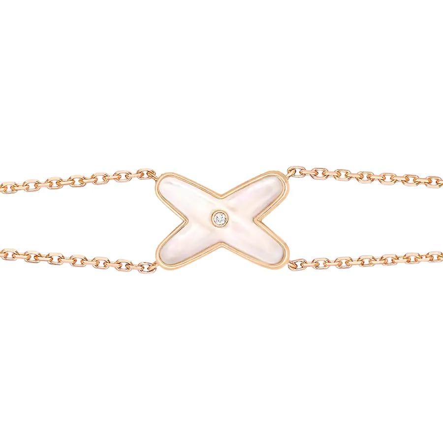Chaumet Jeux Bracelet White MOP Pink Gold 1 Cubic Zirconia
